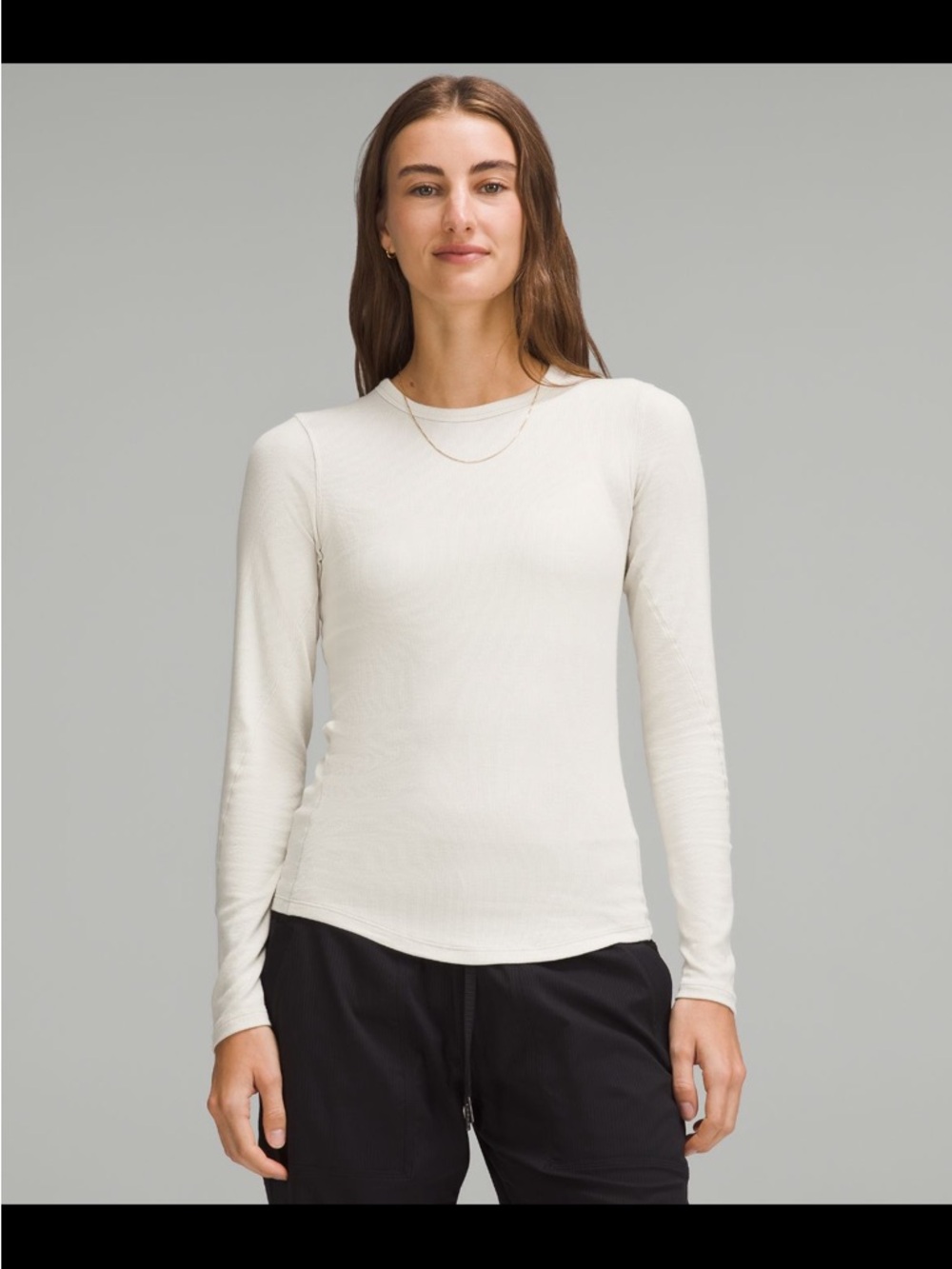 Lululemon Hold Tight Ribbed Long Sleeve Shirt